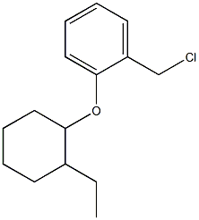 1-(chloromethyl)-2-[(2-ethylcyclohexyl)oxy]benzene Struktur