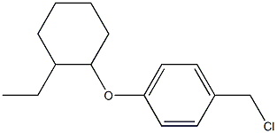 1-(chloromethyl)-4-[(2-ethylcyclohexyl)oxy]benzene Struktur