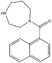 1-(naphthalen-1-ylcarbonyl)-1,4-diazepane Struktur