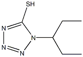 1-(pentan-3-yl)-1H-1,2,3,4-tetrazole-5-thiol Struktur