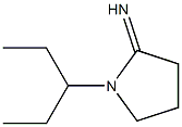 1-(pentan-3-yl)pyrrolidin-2-imine Struktur