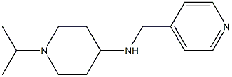 1-(propan-2-yl)-N-(pyridin-4-ylmethyl)piperidin-4-amine Struktur