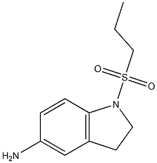 1-(propane-1-sulfonyl)-2,3-dihydro-1H-indol-5-amine Struktur