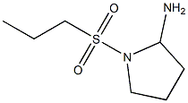 1-(propane-1-sulfonyl)pyrrolidin-2-amine Struktur