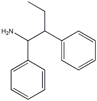 1,2-diphenylbutan-1-amine Struktur