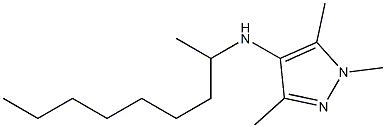 1,3,5-trimethyl-N-(nonan-2-yl)-1H-pyrazol-4-amine Struktur