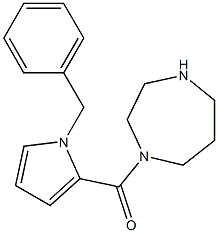 1-[(1-benzyl-1H-pyrrol-2-yl)carbonyl]-1,4-diazepane Struktur