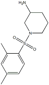 1-[(2,4-dimethylbenzene)sulfonyl]piperidin-3-amine Struktur