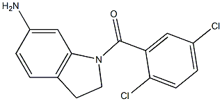 1-[(2,5-dichlorophenyl)carbonyl]-2,3-dihydro-1H-indol-6-amine Struktur