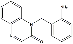 1-[(2-aminophenyl)methyl]-1,2-dihydroquinoxalin-2-one Struktur