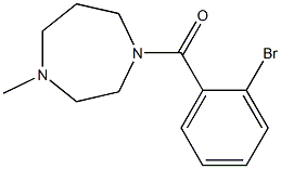 1-[(2-bromophenyl)carbonyl]-4-methyl-1,4-diazepane Struktur