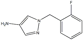 1-[(2-fluorophenyl)methyl]-1H-pyrazol-4-amine Struktur