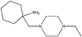 1-[(4-ethylpiperazin-1-yl)methyl]cyclohexan-1-amine Struktur