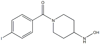 1-[(4-iodophenyl)carbonyl]piperidine-4-hydroxylamine Struktur