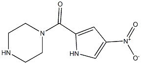 1-[(4-nitro-1H-pyrrol-2-yl)carbonyl]piperazine Struktur