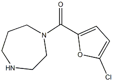 1-[(5-chlorofuran-2-yl)carbonyl]-1,4-diazepane Struktur