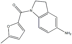 1-[(5-methylfuran-2-yl)carbonyl]-2,3-dihydro-1H-indol-5-amine Struktur