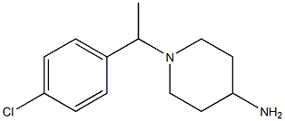 1-[1-(4-chlorophenyl)ethyl]piperidin-4-amine Struktur