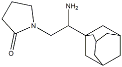 1-[2-(1-adamantyl)-2-aminoethyl]pyrrolidin-2-one Struktur