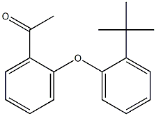 1-[2-(2-tert-butylphenoxy)phenyl]ethan-1-one Struktur