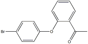 1-[2-(4-bromophenoxy)phenyl]ethan-1-one Struktur