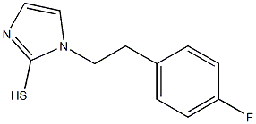 1-[2-(4-fluorophenyl)ethyl]-1H-imidazole-2-thiol Struktur