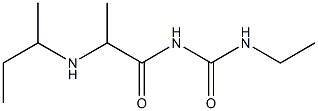 1-[2-(butan-2-ylamino)propanoyl]-3-ethylurea Struktur