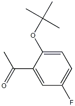 1-[2-(tert-butoxy)-5-fluorophenyl]ethan-1-one Struktur