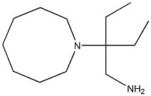 1-[3-(aminomethyl)pentan-3-yl]azocane Struktur