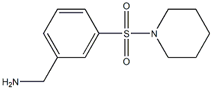 1-[3-(piperidin-1-ylsulfonyl)phenyl]methanamine Struktur