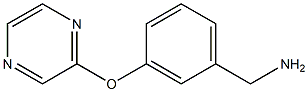 1-[3-(pyrazin-2-yloxy)phenyl]methanamine Struktur