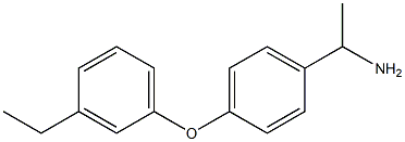 1-[4-(3-ethylphenoxy)phenyl]ethan-1-amine Struktur