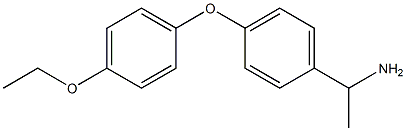 1-[4-(4-ethoxyphenoxy)phenyl]ethan-1-amine Struktur