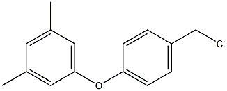 1-[4-(chloromethyl)phenoxy]-3,5-dimethylbenzene Struktur