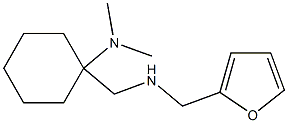 1-{[(furan-2-ylmethyl)amino]methyl}-N,N-dimethylcyclohexan-1-amine Struktur