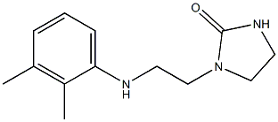 1-{2-[(2,3-dimethylphenyl)amino]ethyl}imidazolidin-2-one Struktur