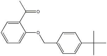 1-{2-[(4-tert-butylphenyl)methoxy]phenyl}ethan-1-one Struktur