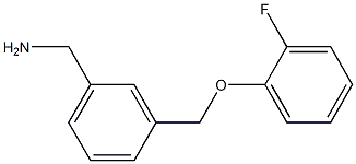 1-{3-[(2-fluorophenoxy)methyl]phenyl}methanamine Struktur