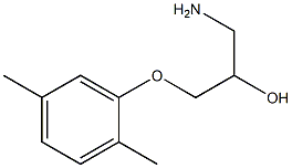 1-amino-3-(2,5-dimethylphenoxy)propan-2-ol Struktur