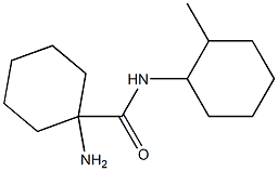 1-amino-N-(2-methylcyclohexyl)cyclohexanecarboxamide Struktur