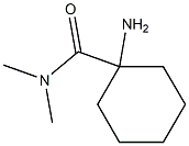 1-amino-N,N-dimethylcyclohexanecarboxamide Struktur