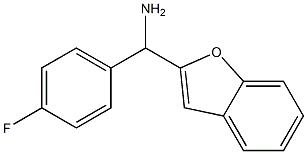 1-benzofuran-2-yl(4-fluorophenyl)methanamine Struktur