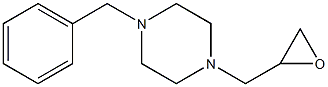 1-benzyl-4-(oxiran-2-ylmethyl)piperazine Struktur