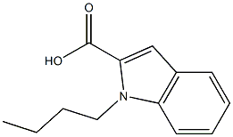 1-butyl-1H-indole-2-carboxylic acid Struktur