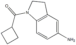 1-cyclobutanecarbonyl-2,3-dihydro-1H-indol-5-amine Struktur