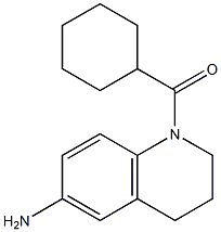 1-cyclohexanecarbonyl-1,2,3,4-tetrahydroquinolin-6-amine Struktur