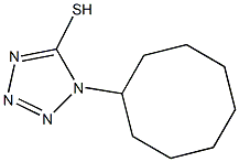 1-cyclooctyl-1H-tetrazole-5-thiol Struktur