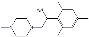 1-mesityl-2-(4-methylpiperazin-1-yl)ethanamine Struktur