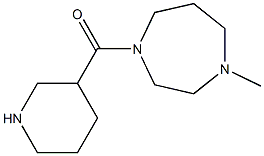 1-methyl-4-(piperidin-3-ylcarbonyl)-1,4-diazepane Structure