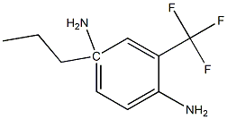 1-N-propyl-3-(trifluoromethyl)benzene-1,4-diamine Struktur